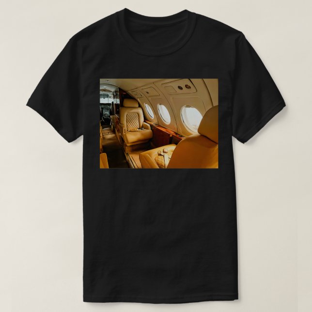 Luxury Private Plane T-Shirt (Design Front)
