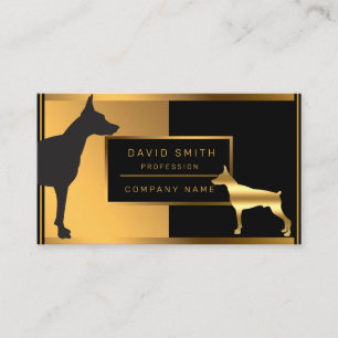 Luxury Professional Dog Add Your Text Business Card
