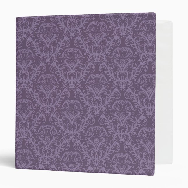 Luxury Purple Wallpaper 3 Ring Binder (Front/Inside)