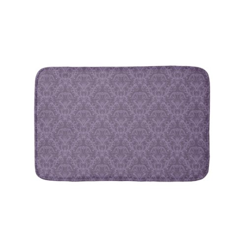 Luxury Purple Wallpaper Bathroom Mat