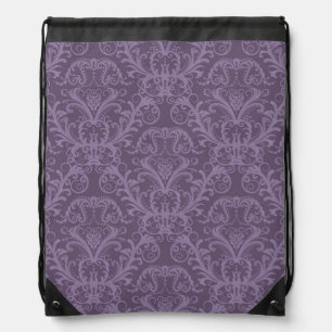 Luxury Purple Wallpaper Drawstring Bag