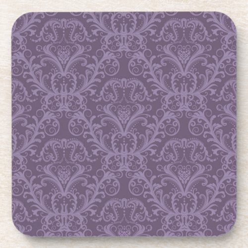 Luxury Purple Wallpaper Drink Coaster