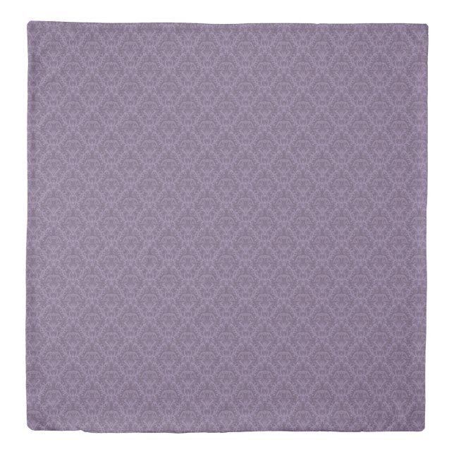 Luxury Purple Wallpaper Duvet Cover (Front)