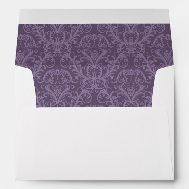 Luxury Purple Wallpaper Envelope (Back (Bottom))
