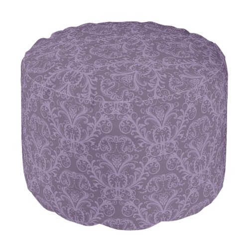 Luxury Purple Wallpaper Pouf