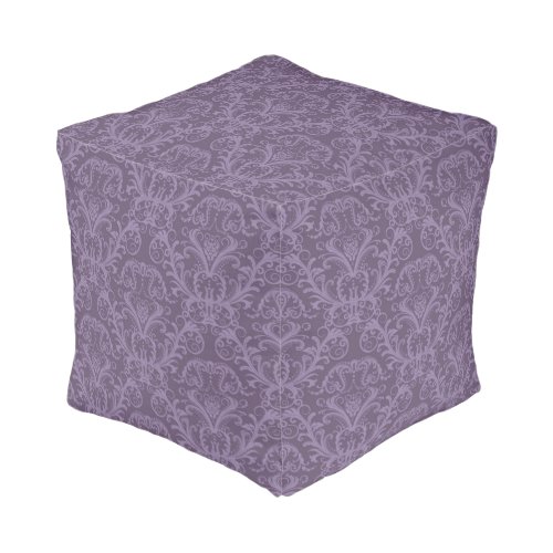 Luxury Purple Wallpaper Pouf