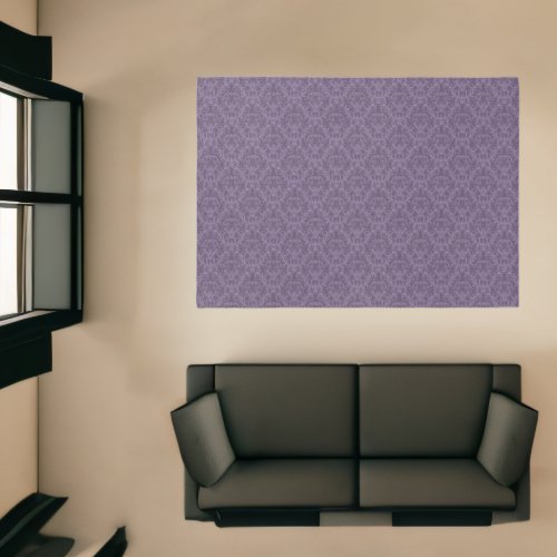 Luxury Purple Wallpaper Rug