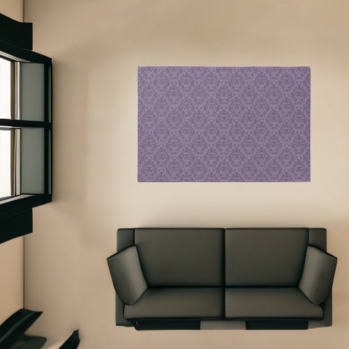 Luxury Purple Wallpaper Rug