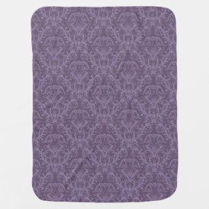 Luxury Purple Wallpaper Stroller Blanket