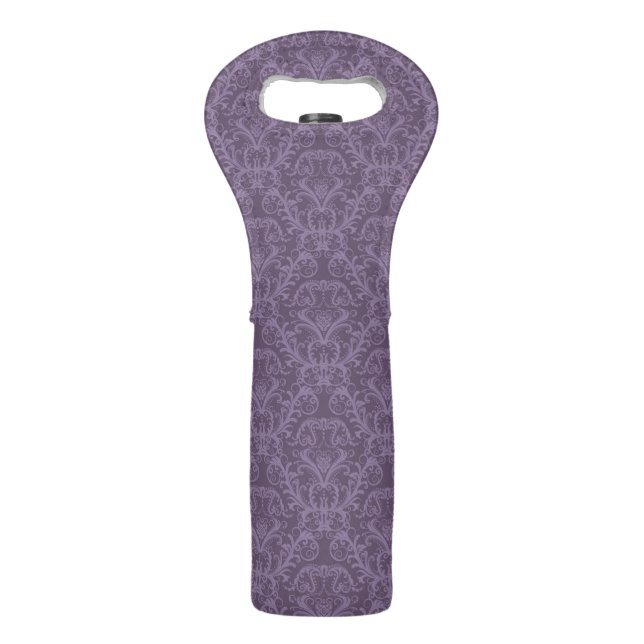 Luxury Purple Wallpaper Wine Bag (Front)