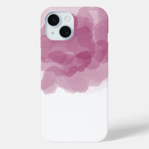 Luxury Purple Wine Magic Rose Color Abstract Art iPhone 15 Case