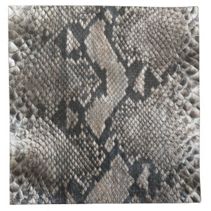 Luxury Python Snake Skin - Rich Elegant Fashion Cloth Napkin