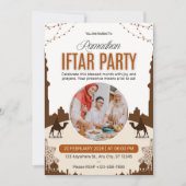 Luxury Ramadan Iftar Invitation | Elegant Islamic  (Front)