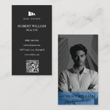 Luxury Real Estate Agent Advisor Vertical QR Code 