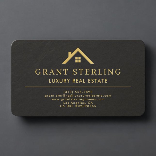 Luxury Real Estate Agent Business Card (Creator Uploaded)