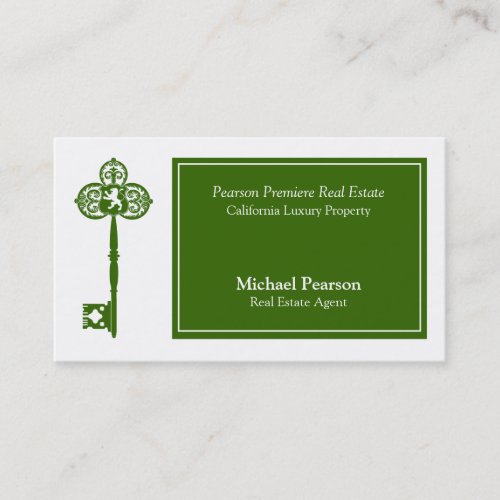 Luxury Real Estate Agent Business Card Template