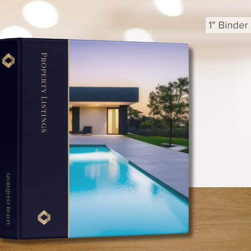 Luxury Real Estate Agent Listing Binder