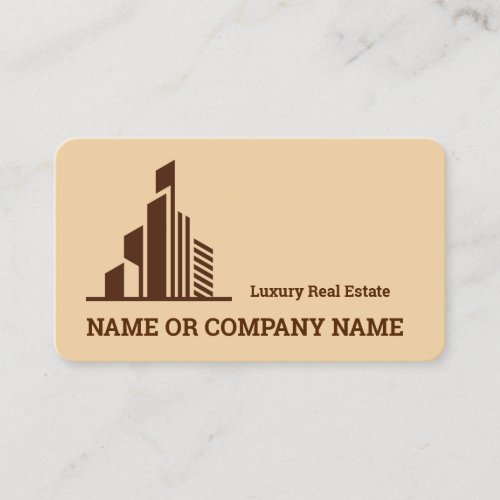 Luxury Real Estate Agent Realtor Business Card