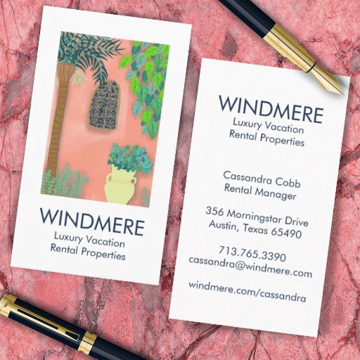 Customizable Luxury Real Estate Agent Realtor Property Manager Business Card