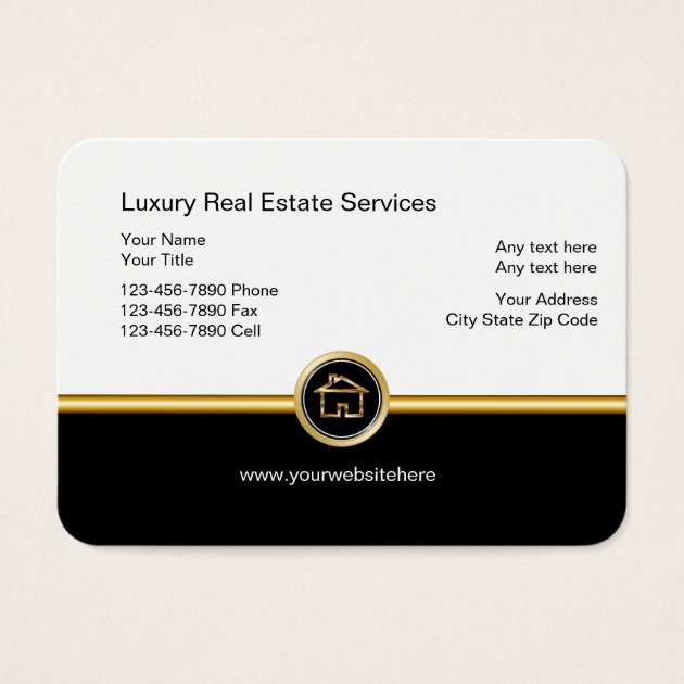 Luxury Real Estate Business Cards Zazzle Com   Luxury Real Estate Business Cards R5697c3a97d9342a4a27a2983f45f401e Kbhkm 8byvr 630 