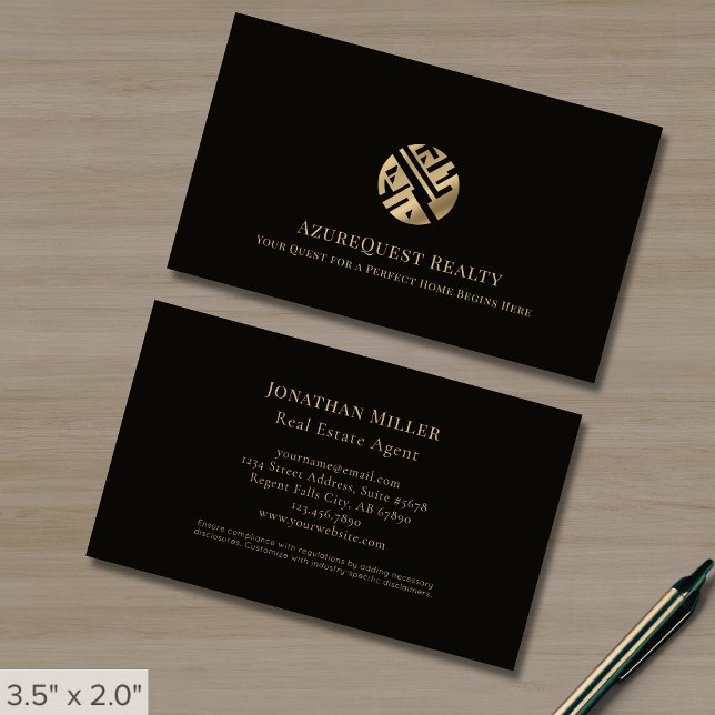 Luxury Real Estate Business Cards (Creator Uploaded)