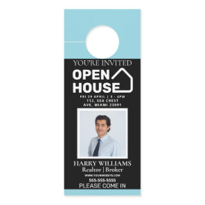 Luxury Real Estate Door Hanger | Open House