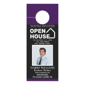 Luxury Real Estate Door Hanger | Open House
