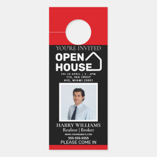 Luxury Real Estate Door Hanger | Open House