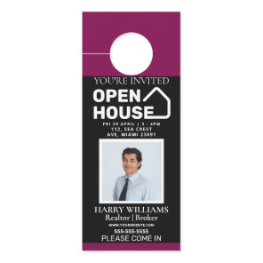 Luxury Real Estate Door Hanger | Open House
