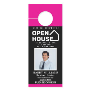 Luxury Real Estate Door Hanger | Open House