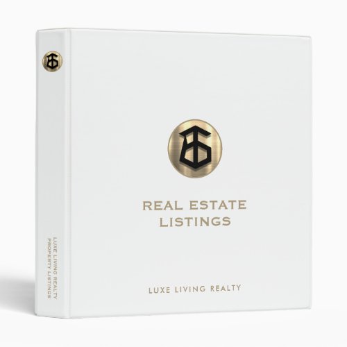 Luxury Real Estate Listings Binder