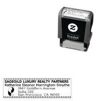 Luxury Realty Return Address Logo Mini Trodat 4911