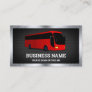 Luxury Red Bus Sightseeing Tours Travel Agent Business Card