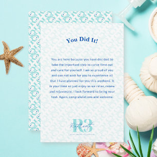 Luxury Retreat Corporate Event Personalized Thank You Card