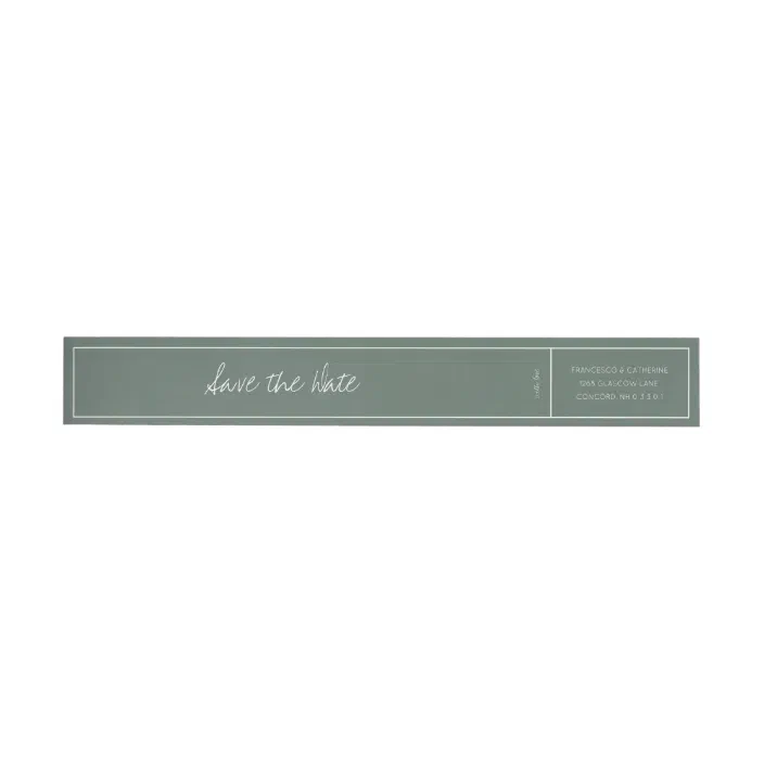 Luxury Return Address Label-Wedding, Personal Wrap Around Label | Zazzle.com