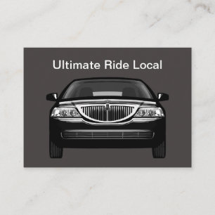 Luxury Ride Hailing Taxi Car Service Business Card