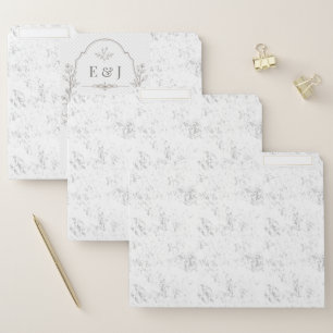 Luxury Romantic Wedding Celebration Design File Folder