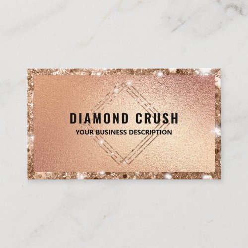 Luxury Rose Gold Bath Skin And Body Business Card