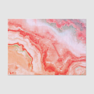 Luxury Rose Gold Blush Mineral Agate Tissue Paper
