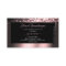 Luxury Rose Pink Black Sparkling Glitter with Logo