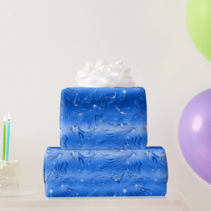 Luxury Royal Blue Wrapping Paper