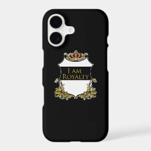 Luxury Royal Crown Crest Gold Shield Regal iPhone 17 Case