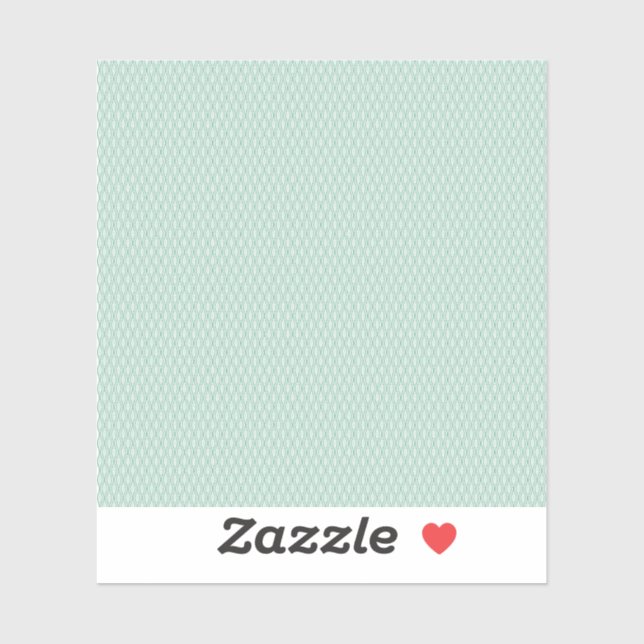 Luxury Sage Geometric Gift Wrap Sticker (Sheet)
