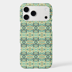 Luxury Sage Green Geometric Tribal Seamless iPhone 17 Pro Max Case