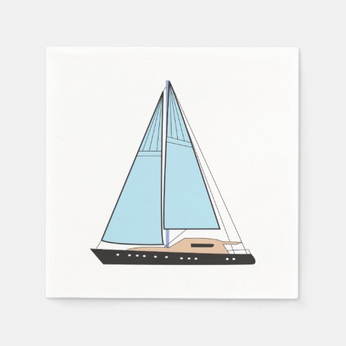 Luxury Sailing Yacht Boat Napkins
