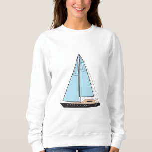 Luxury Sailing Yacht Boat Sweatshirt