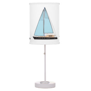 Luxury Sailing Yacht Boat Table Lamp