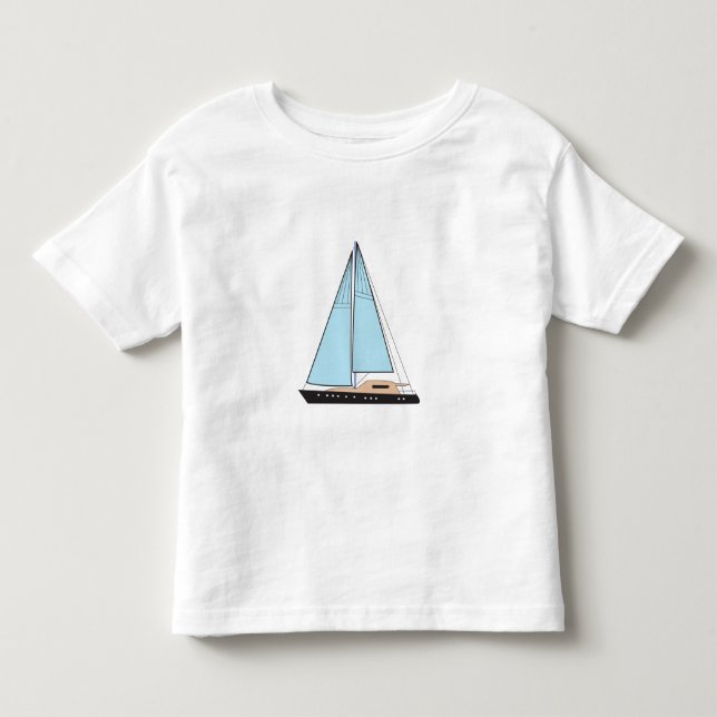 Luxury Sailing Yacht Boat Toddler T-shirt (Front)