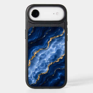 Luxury Sapphire Marble Agate iPhone 17 Air Case