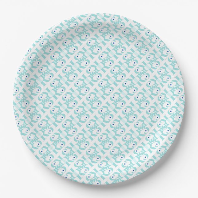Luxury Self Care Wellness Retreat Corporate Event Paper Plates (Front)